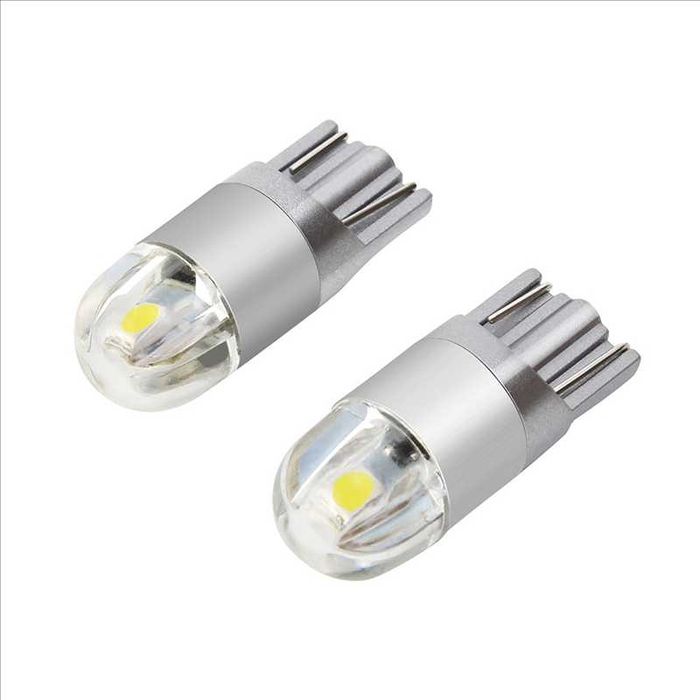 Світлодіодні лампи W5W (T10) LED 12V 1.5W з обманкою, без помилок.