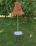 Lampa retro ze stolikiem - PRL