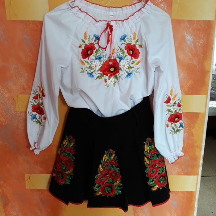 Костюм спідниця вишиванка на дівчинку