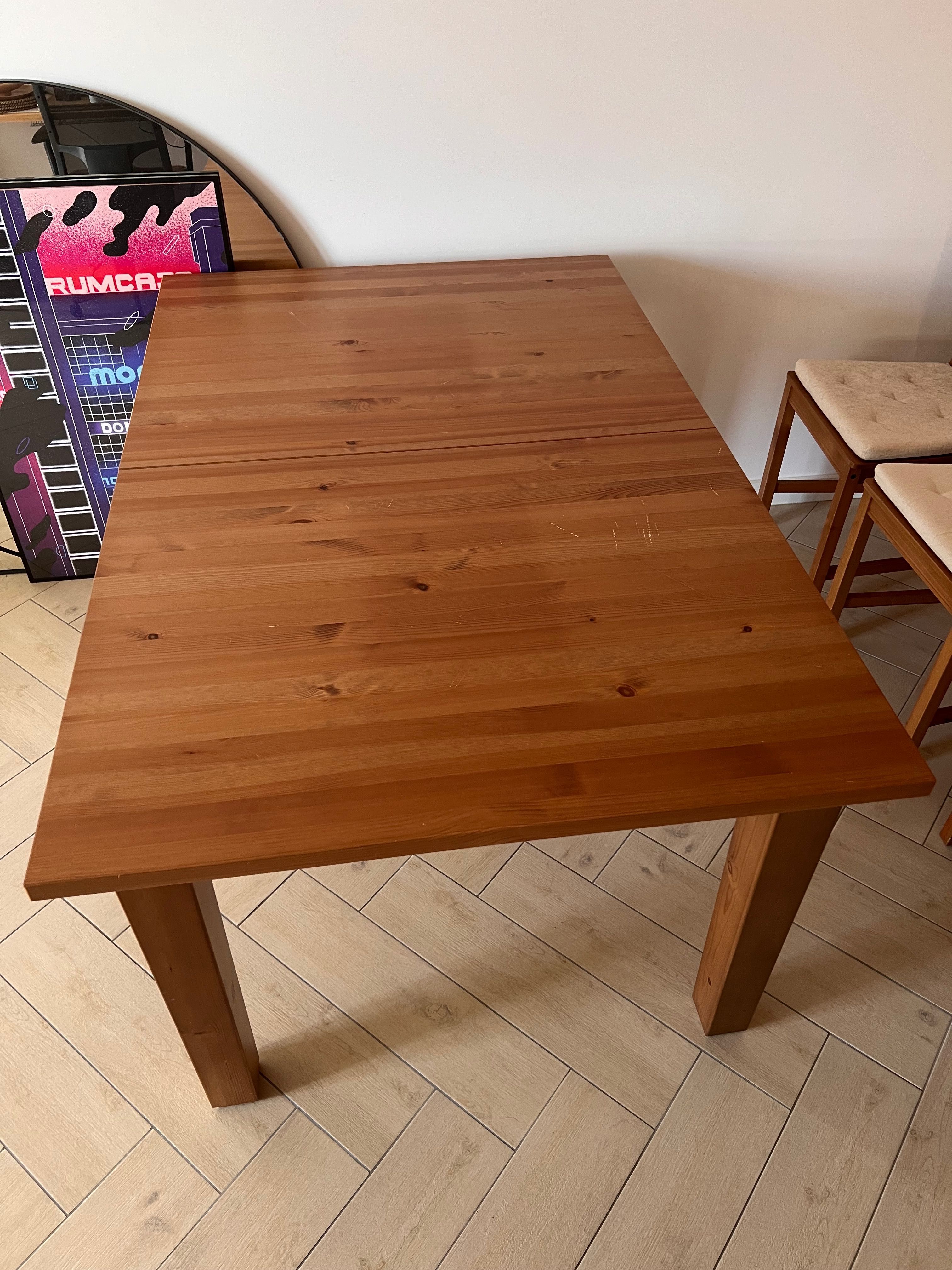 Stół rozkładany IKEA STORNÄS, bejca patynowa, 147/204x95 cm