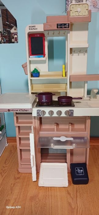 Велика дитяча іграшкова кухня з парою водою світлом та звуком 93см