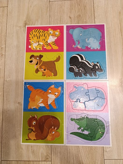 Puzzle mamy i ich dzieci