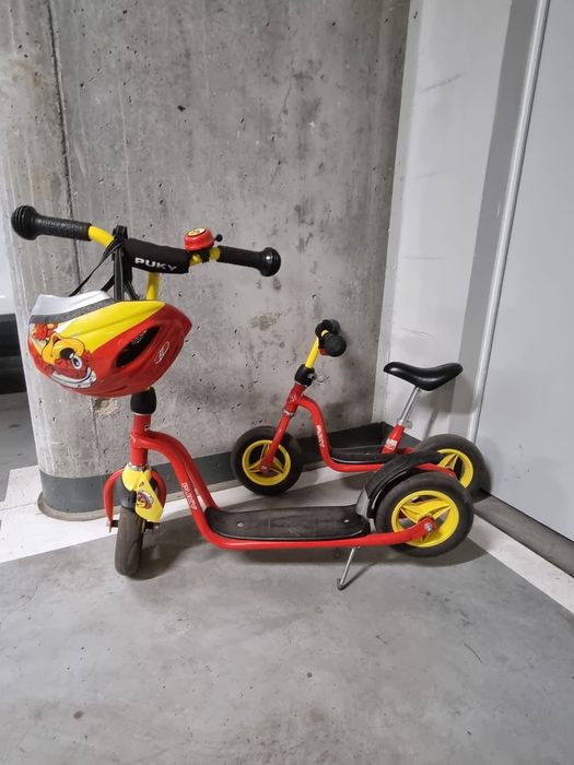 Rowerek biegowy PUKY i hulajnoga PUKY. Kask Gratis!