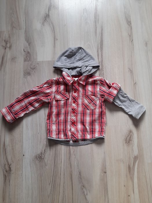 Koszula z kapturem cherokee krata 86