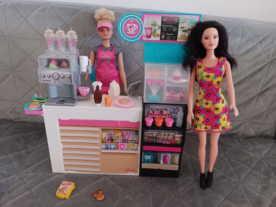 Lalka Barbie Mattel kawiarenka