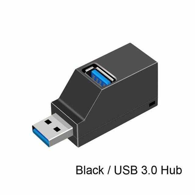 USB 3,0 адаптер-концентратор, мини-разветвитель, 3 порта для ПК