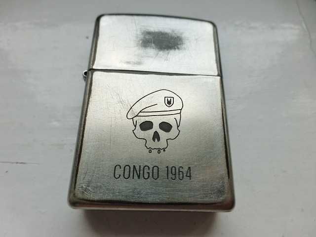 Super Zippo Najemnika Kongo 1964 Mad Mike Hoare Weteran Replika