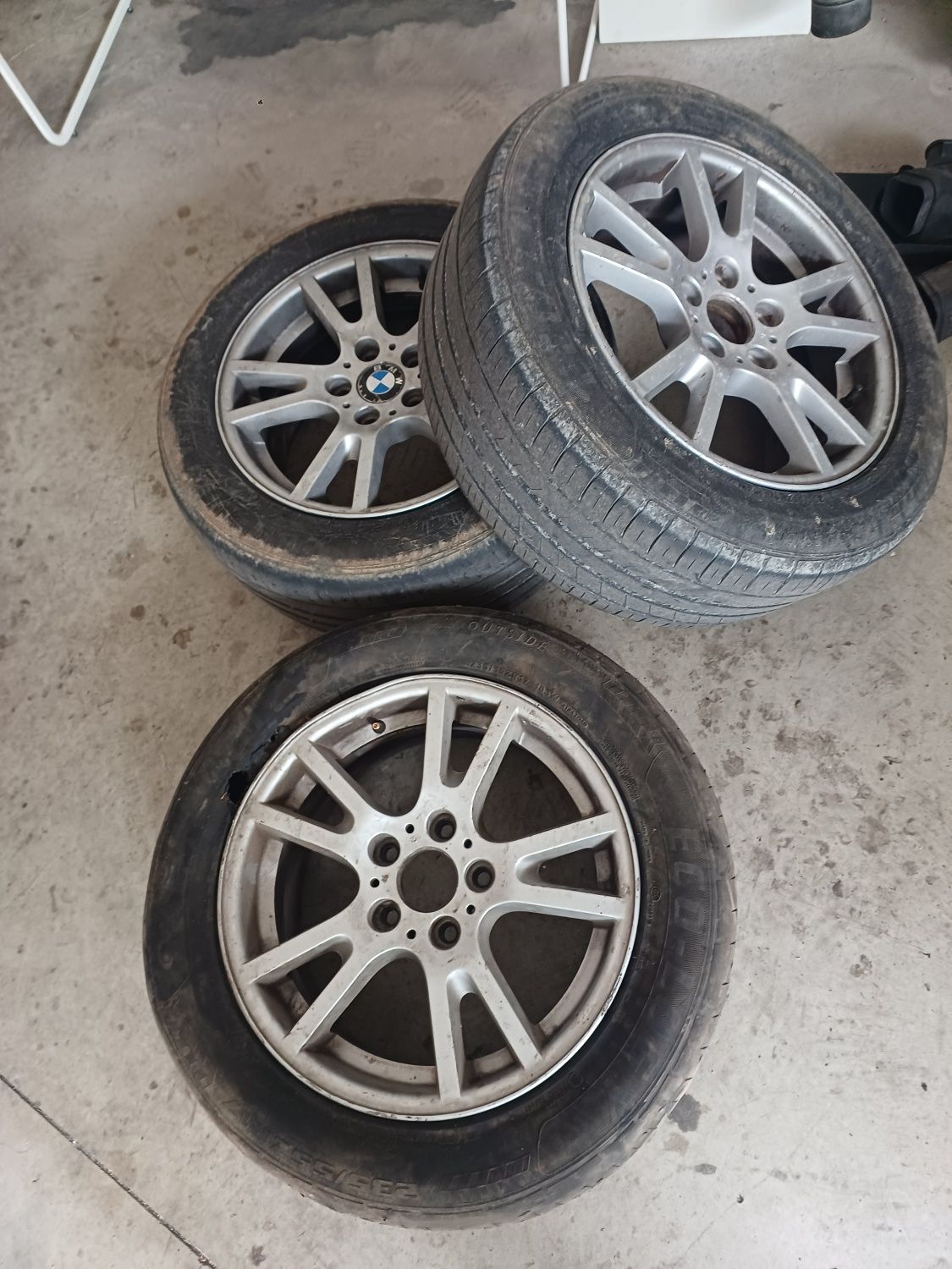 3 Jantes bmw x3- 1 boa + 2 danificadas