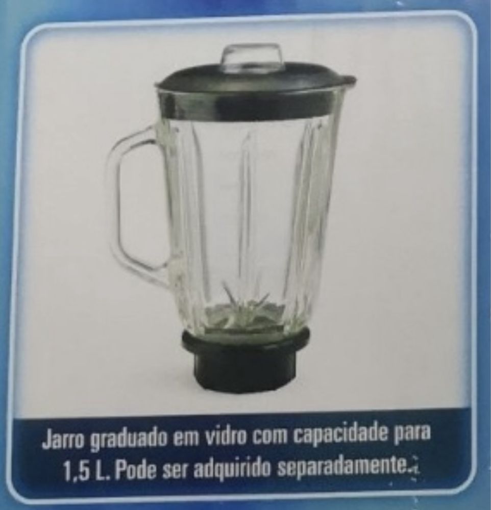 Copo em vidro da maquina de sumos do Pingo Doce
