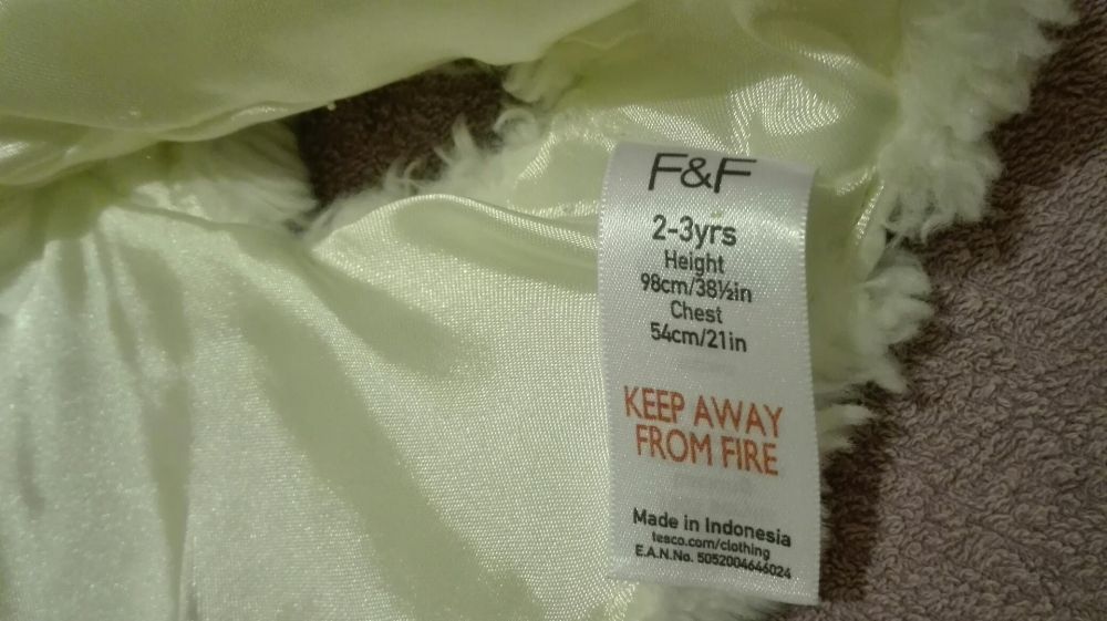 Bolerko futerko kamizelka F&F 3 lata roz. 98