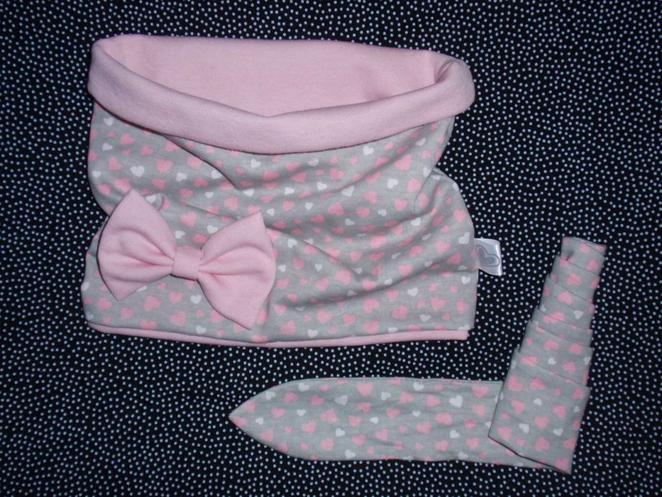 Opaski - Pin up - wiązane - przeplatane - dla mamy i córki - 2 szt.