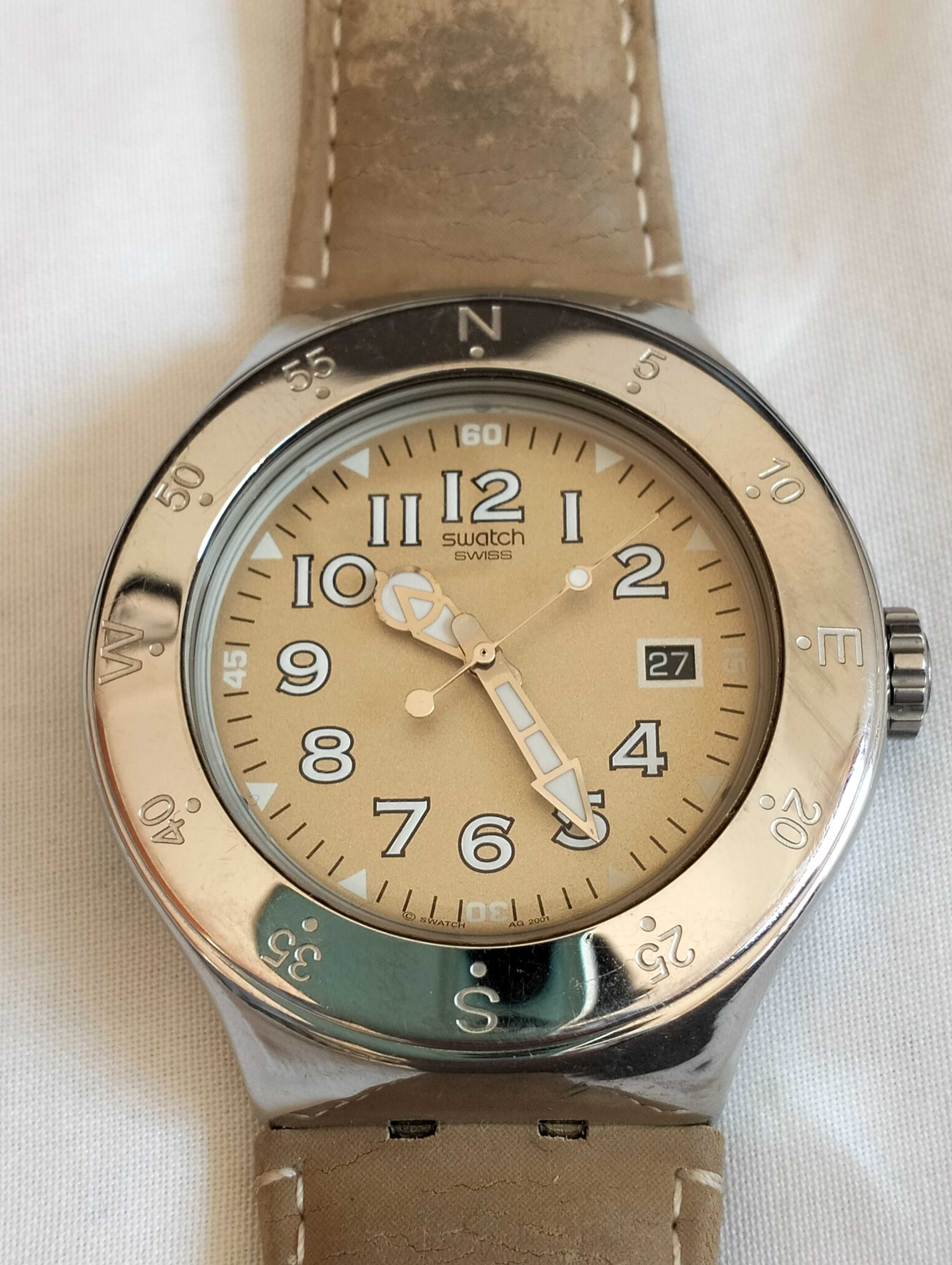 Swatch Irony Castanho Claro
