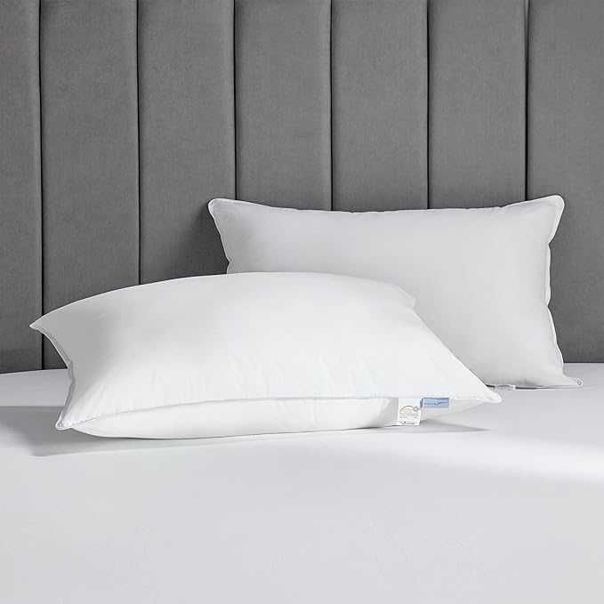 2x poduszka WAVVE 50x75 cm, bardzo grube wypełnienie 1050g OEKO TEX