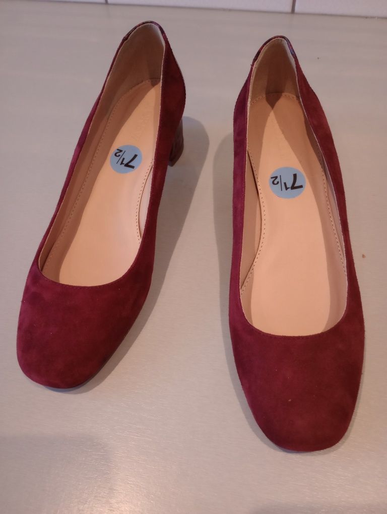 Buty damskie NOWE skorzane marki, J. CREW.