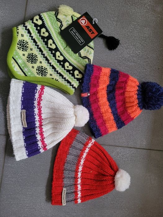 Czapka czapki zima 4F, Dynastar, AST nowa jak nowe zestaw paka