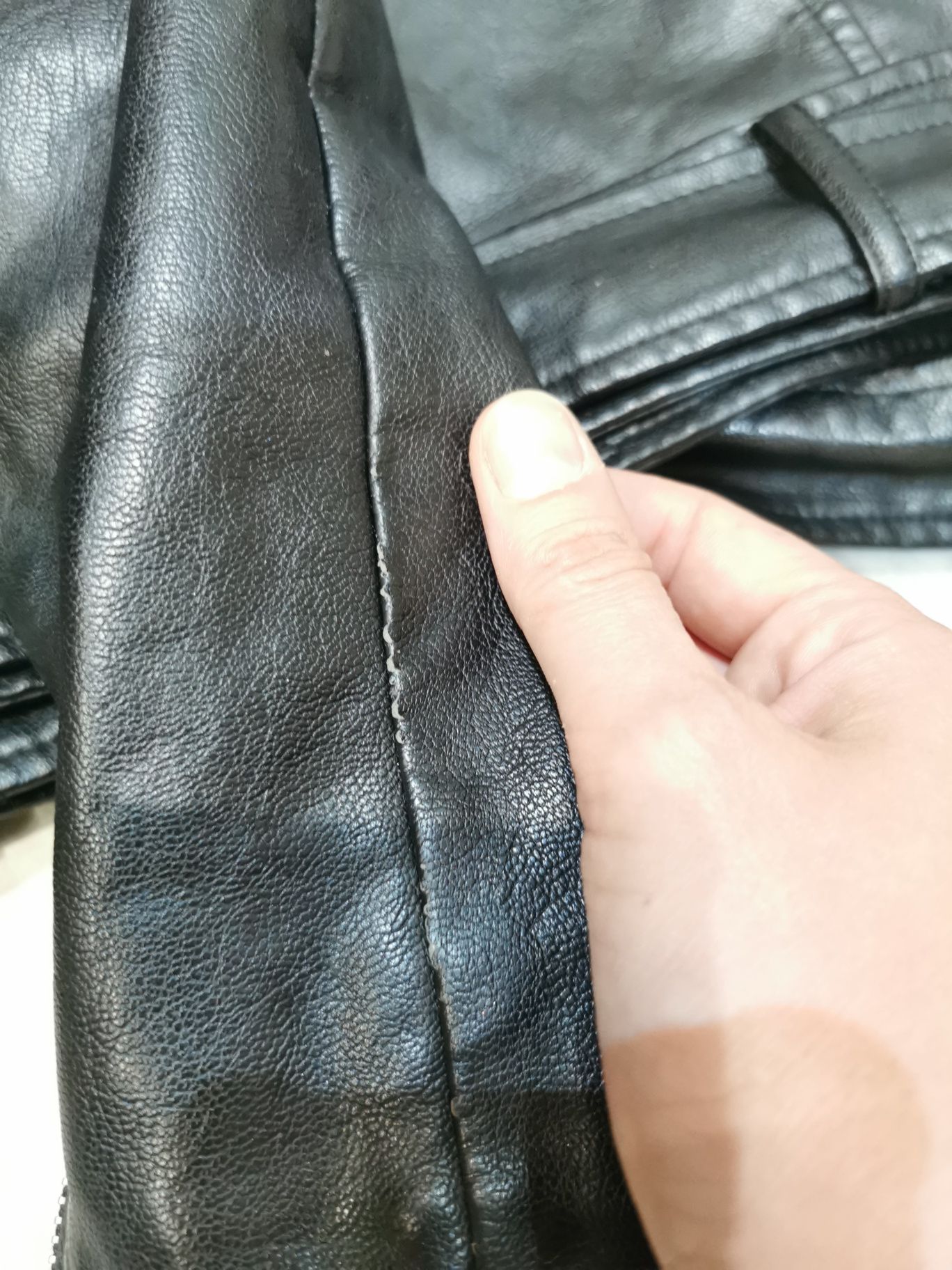 Kurtka ekoskóra ramoneska Czarny missguided tall  40 L