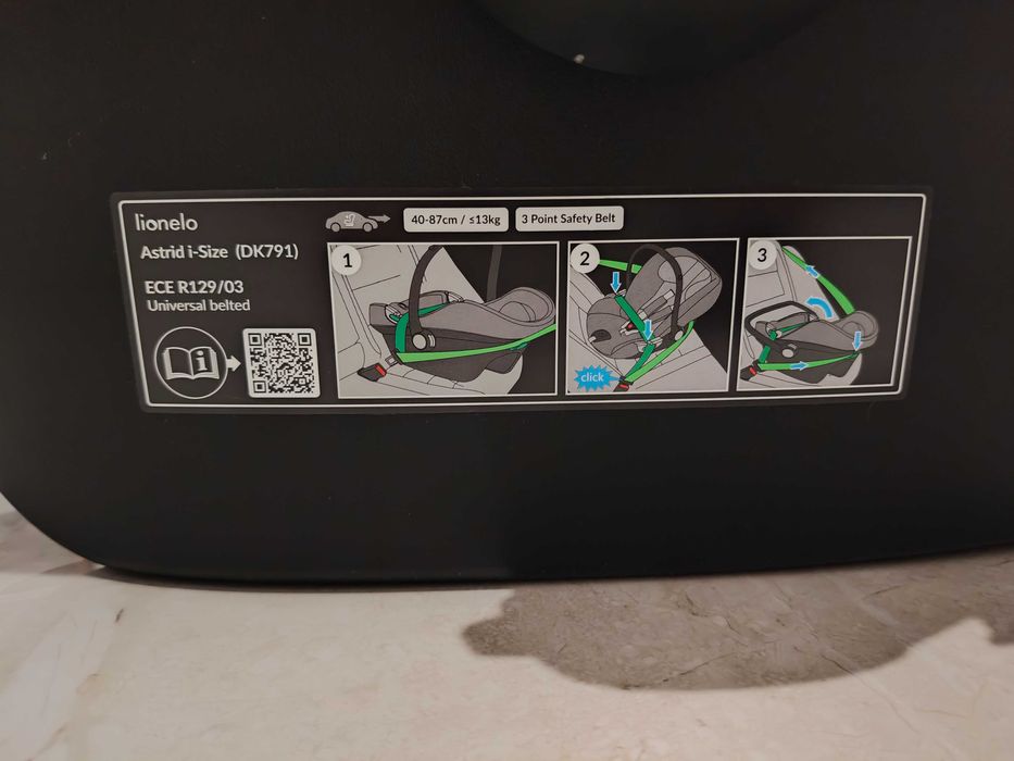 Nosidełko Lionelo Astrid i-size nowe