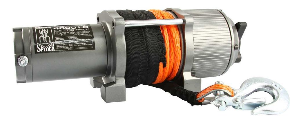 Wciągarka Wyciągarka Akumlatorowa 12V Lina Syntetyczna 4000Ib OFF-ROUD