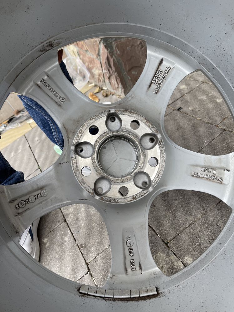 Різноширокі диски Mercedes W205 R18 5x112 Et44/56 7.5J/8.5J.