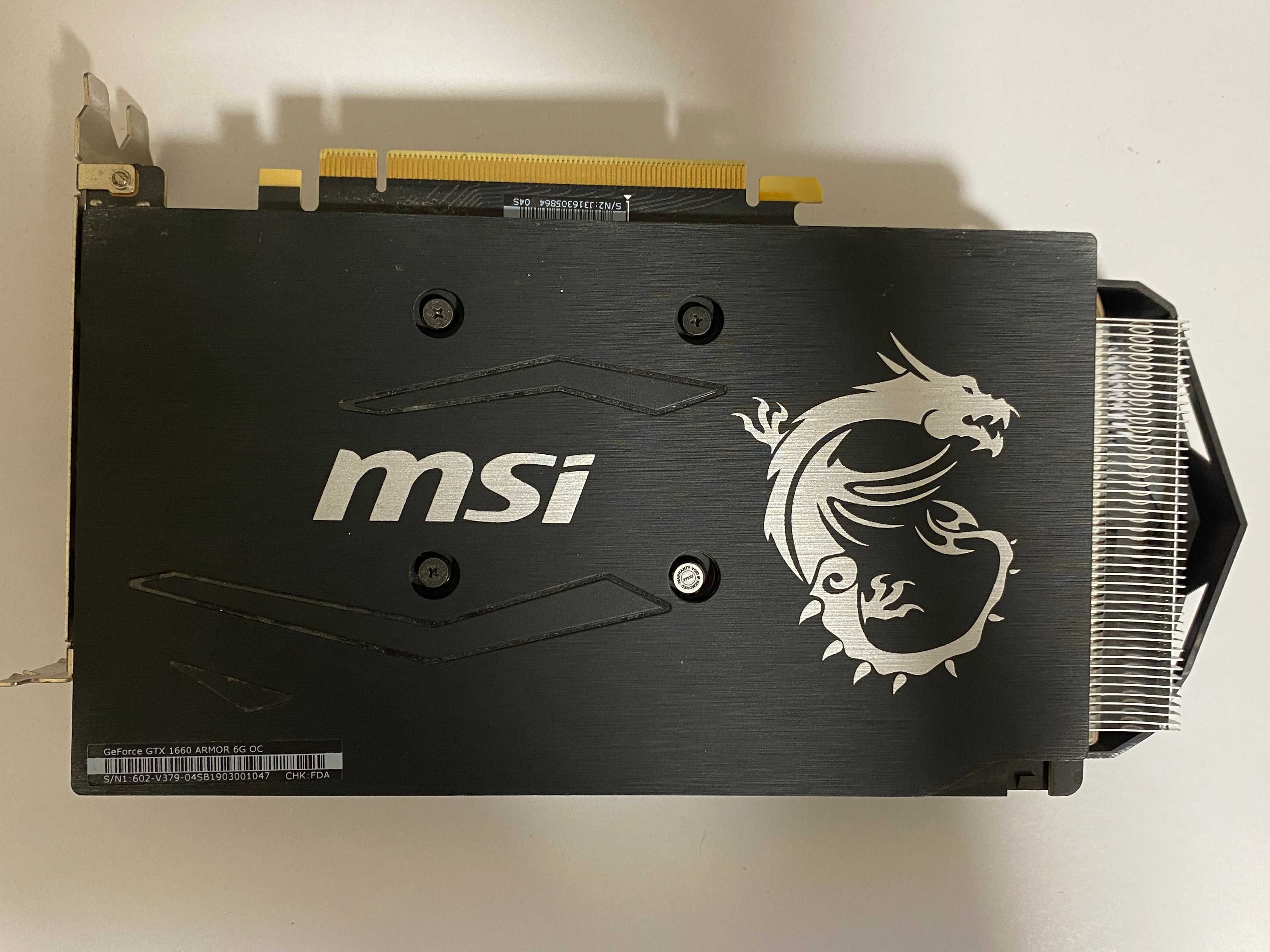 Відеокарта NVIDIA GeForce GTX 1660 6 GB MSI