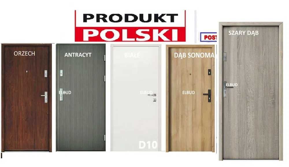 Drzwi ZEWNĘTRZNE ,wejściowe z MONTAŻEM ,ocieplone drewniane i metalowe