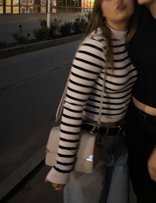 лонг обтягуючий stradivarius, кофта в полоску