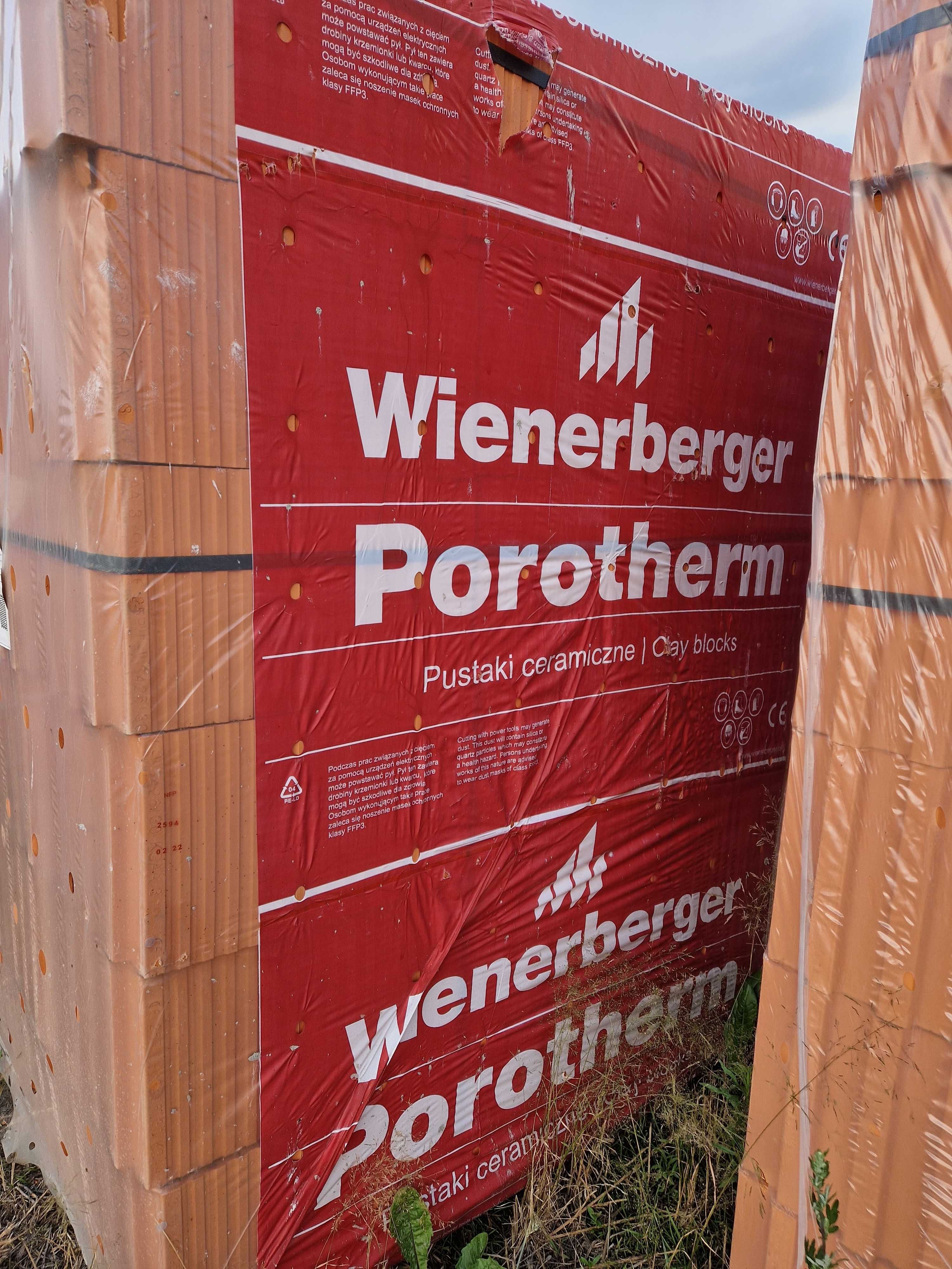 Cegła Wienerberger 25 p+w Porotherm