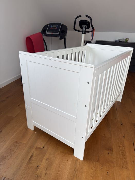 Łóżeczko drewniane 140x70 - stan bardzo dobry