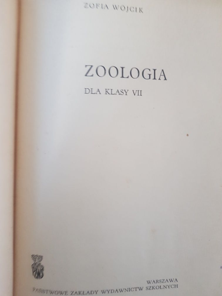 Zoologia VII wójcik