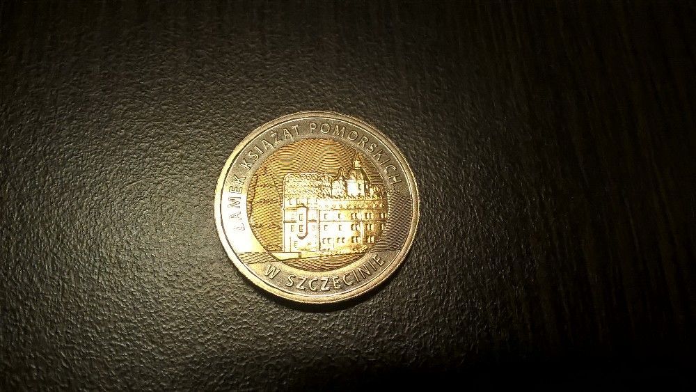 Moneta 5 zł 2016 Zamek Książąt Pomorskich w Szczecinie - Odkryj Polskę