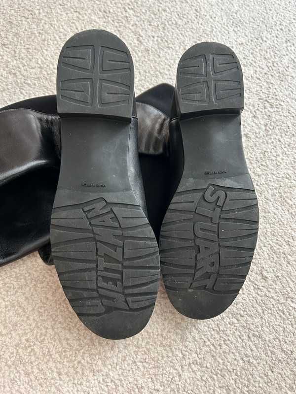 Stuart Weitzman wysokie kozaki czarne