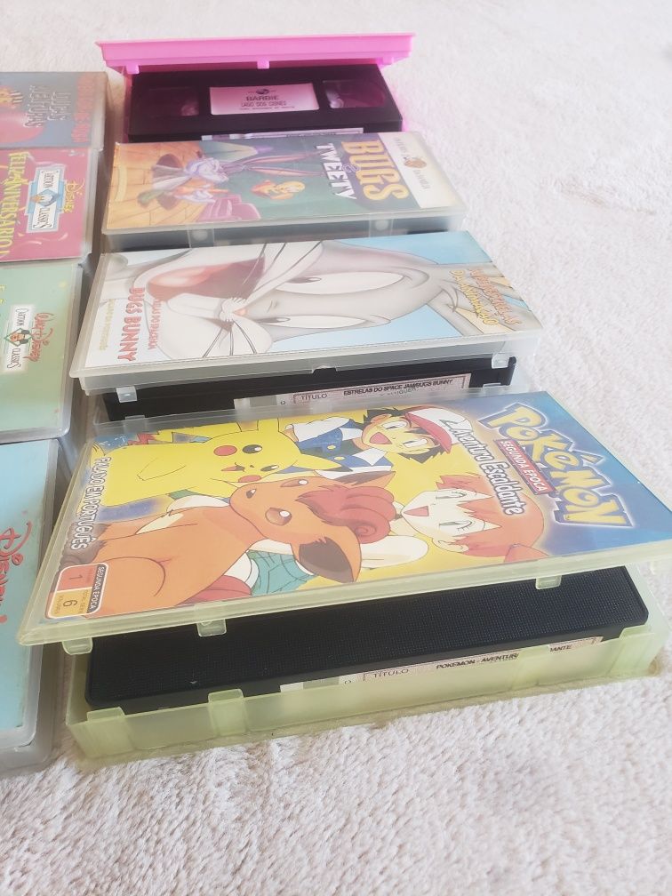 Cassetes/ VHS Disney e Mais