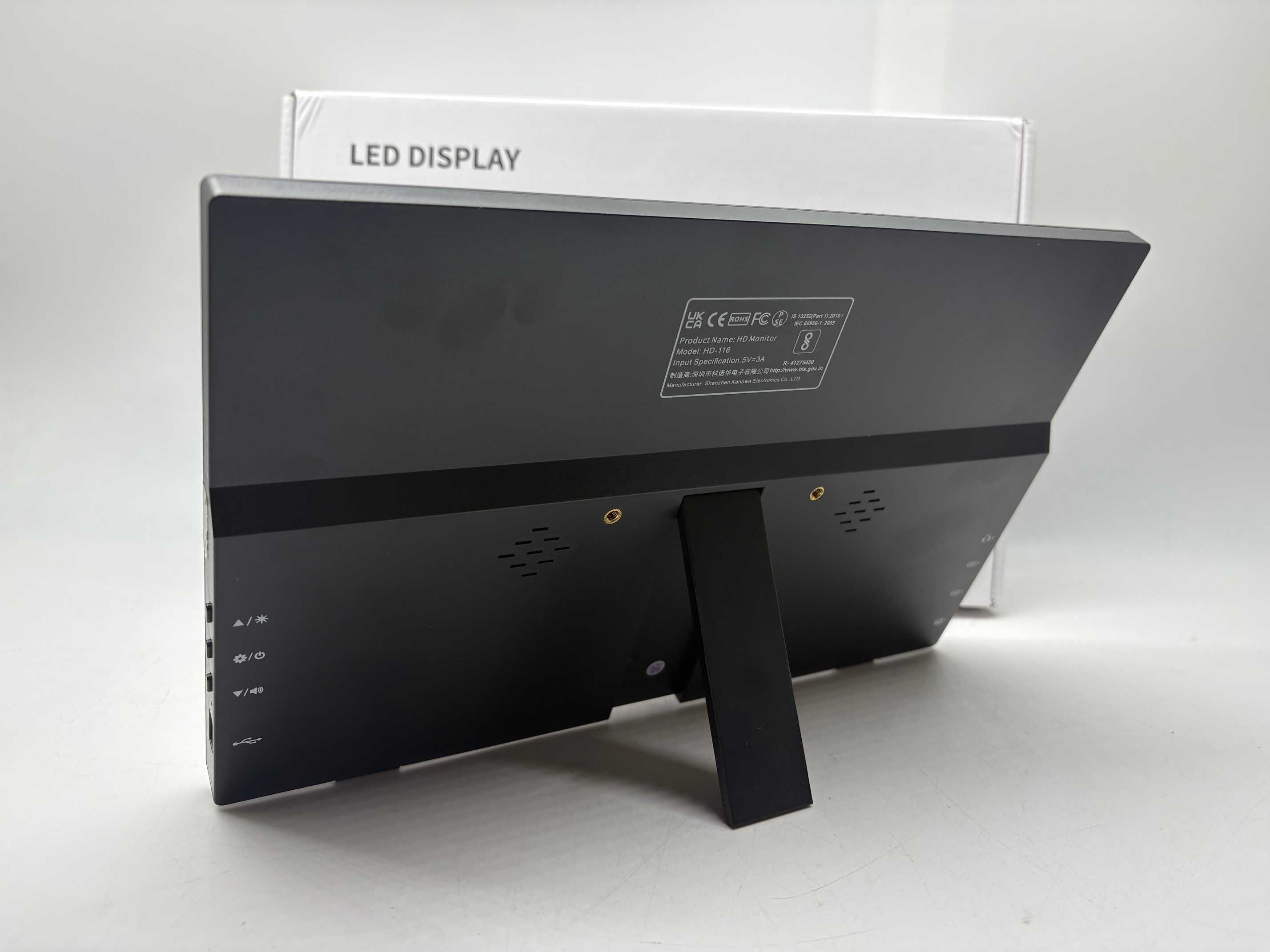 Monitor Przenośny LED Thinlerain HD-116 11,6" 1366 x 768 px IPS HDMI