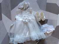 Детское фирменное платье для крестин или фотосессии