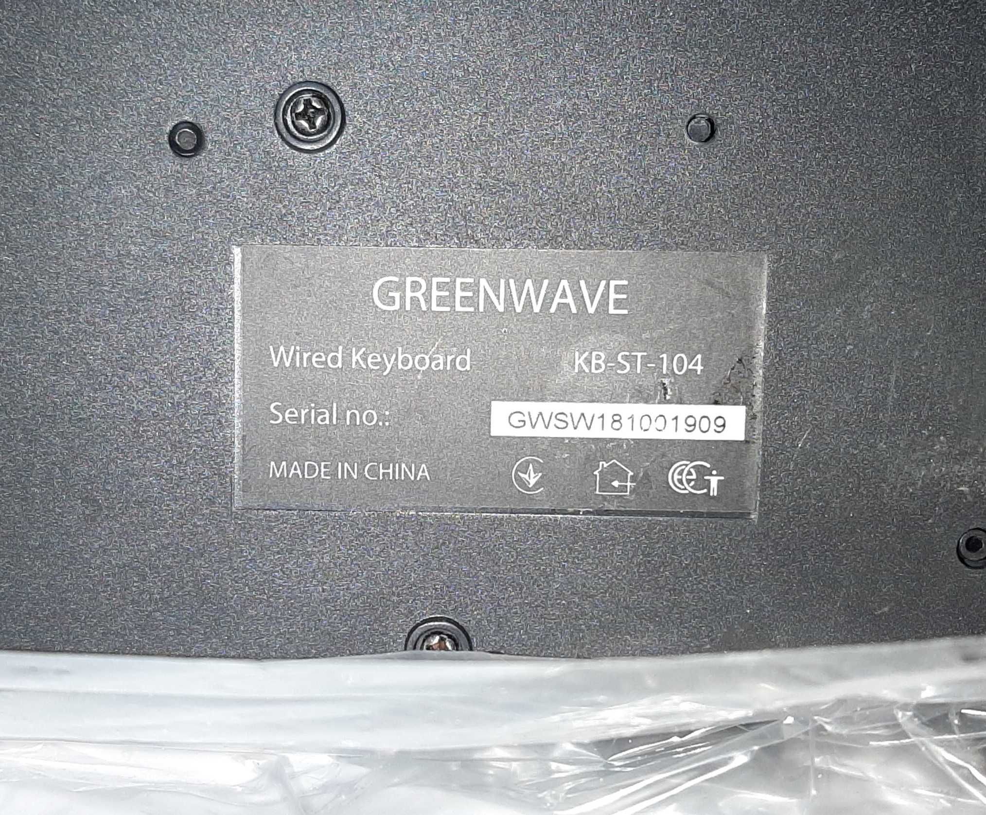 greenwave клавиатура проводная