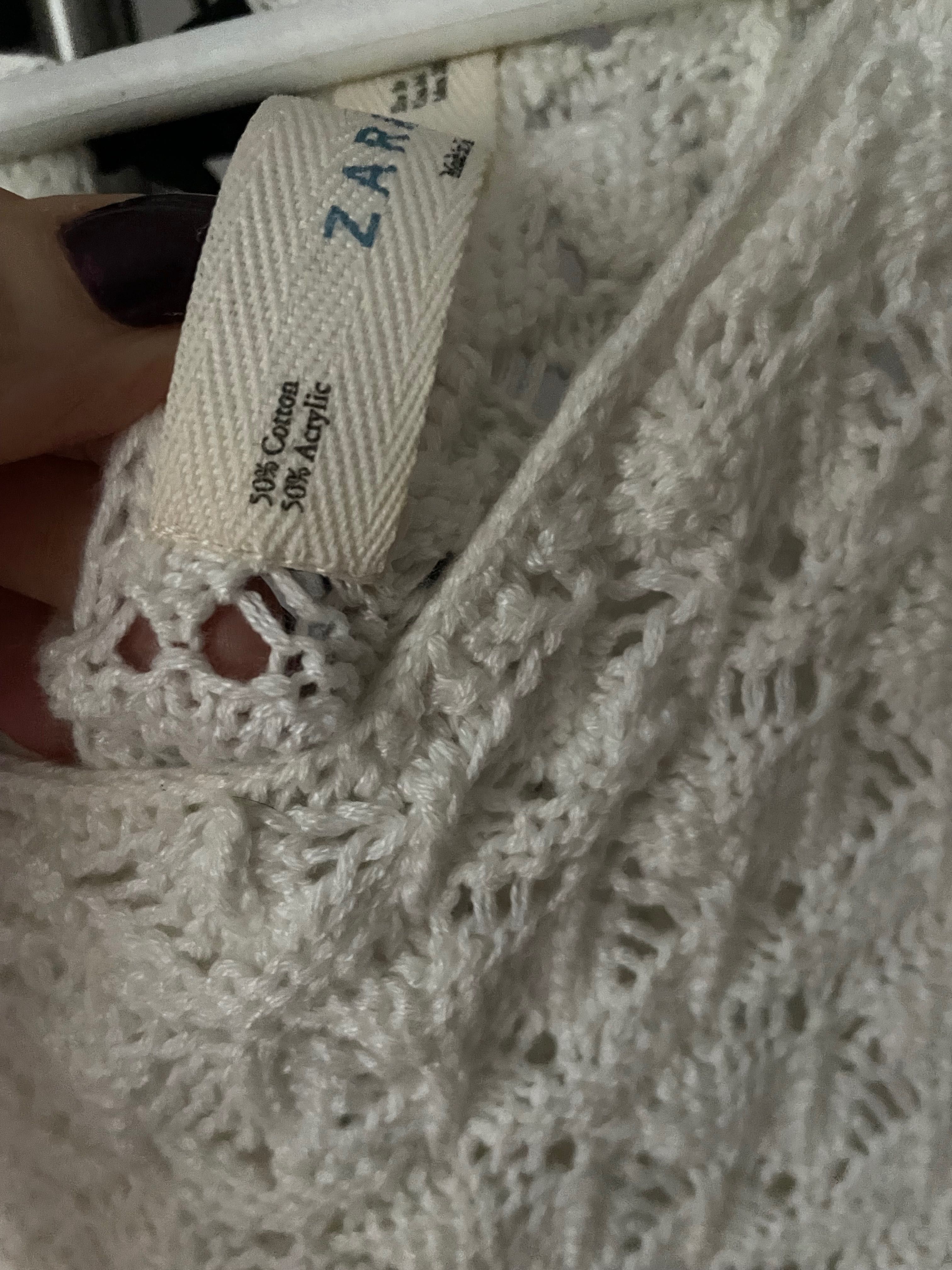 Sweterek z krótkimi rękawami Zara