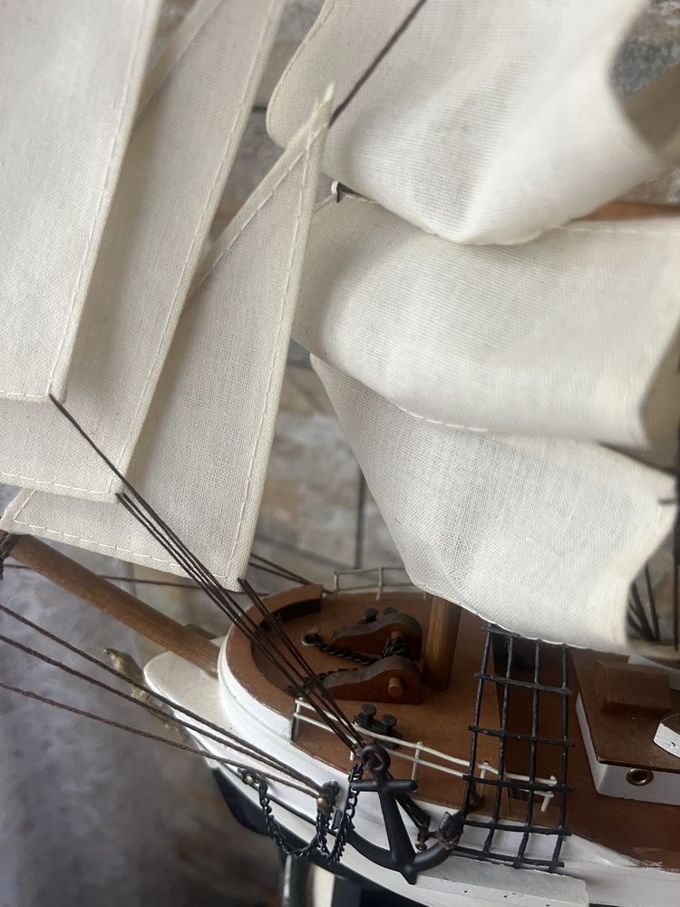 Antyk Replika model statyczny zaglowca szkoleniowego Gorch Fock