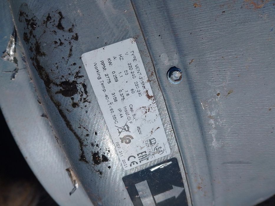 Turbina wentylator Typ: VENT-315NK