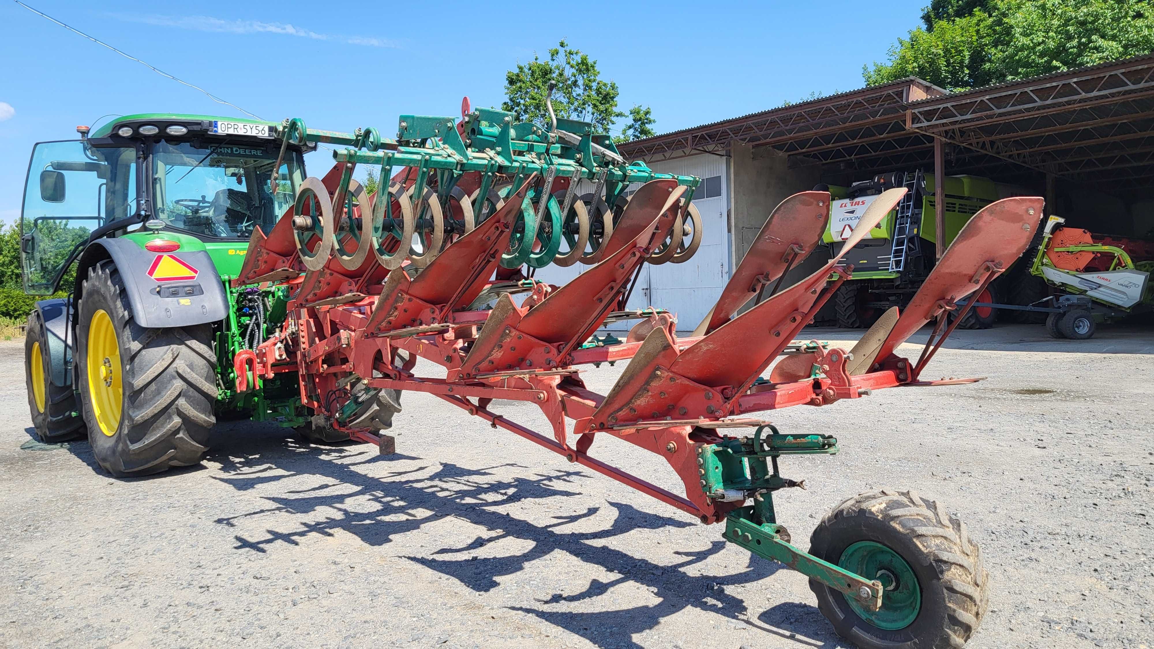 Pług 5-skibowy Kverneland EG 100 ze wzmacnianą wieżą  2015 rok