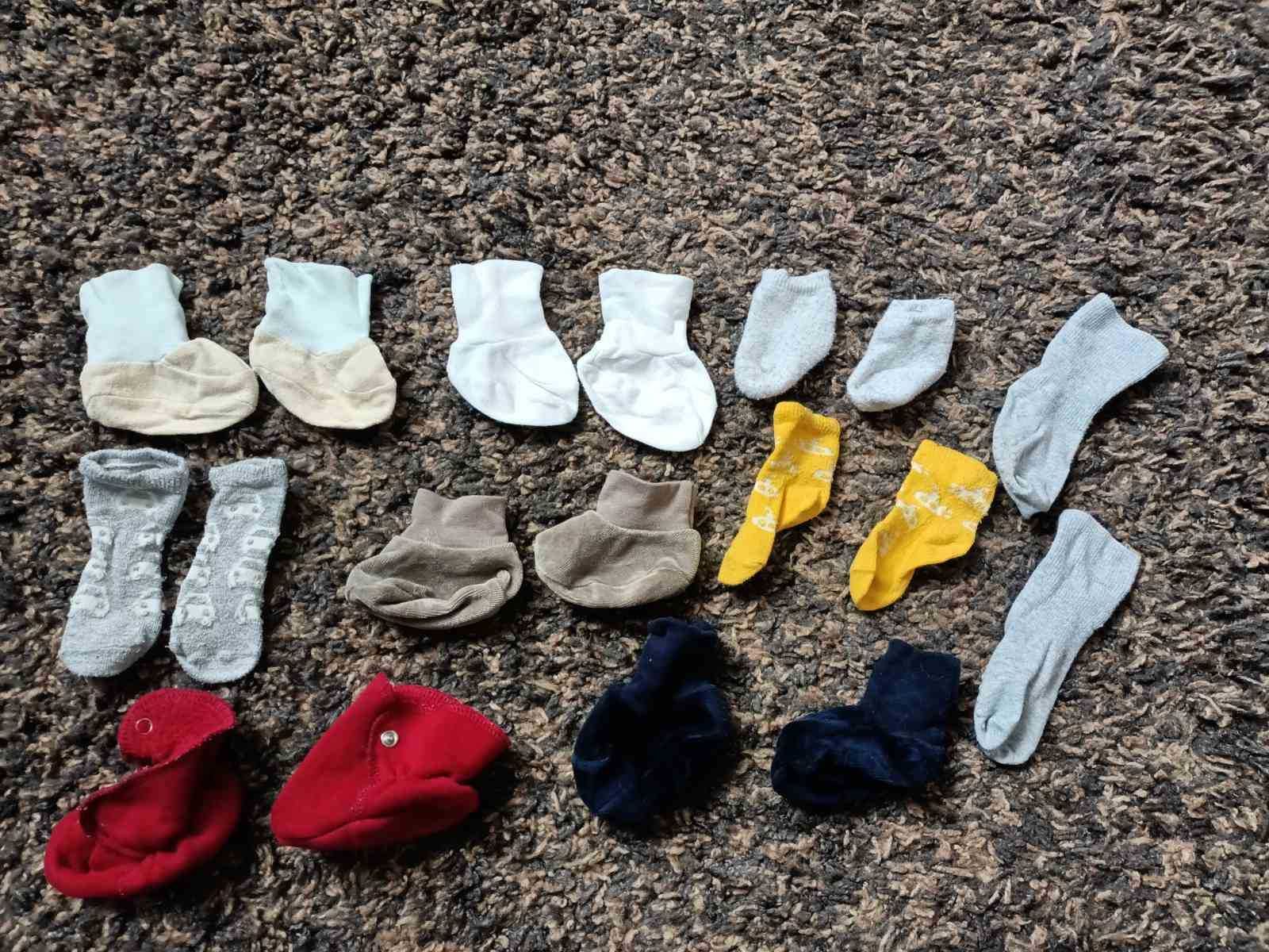 Носочки, пинетки, царапки для новорожденных