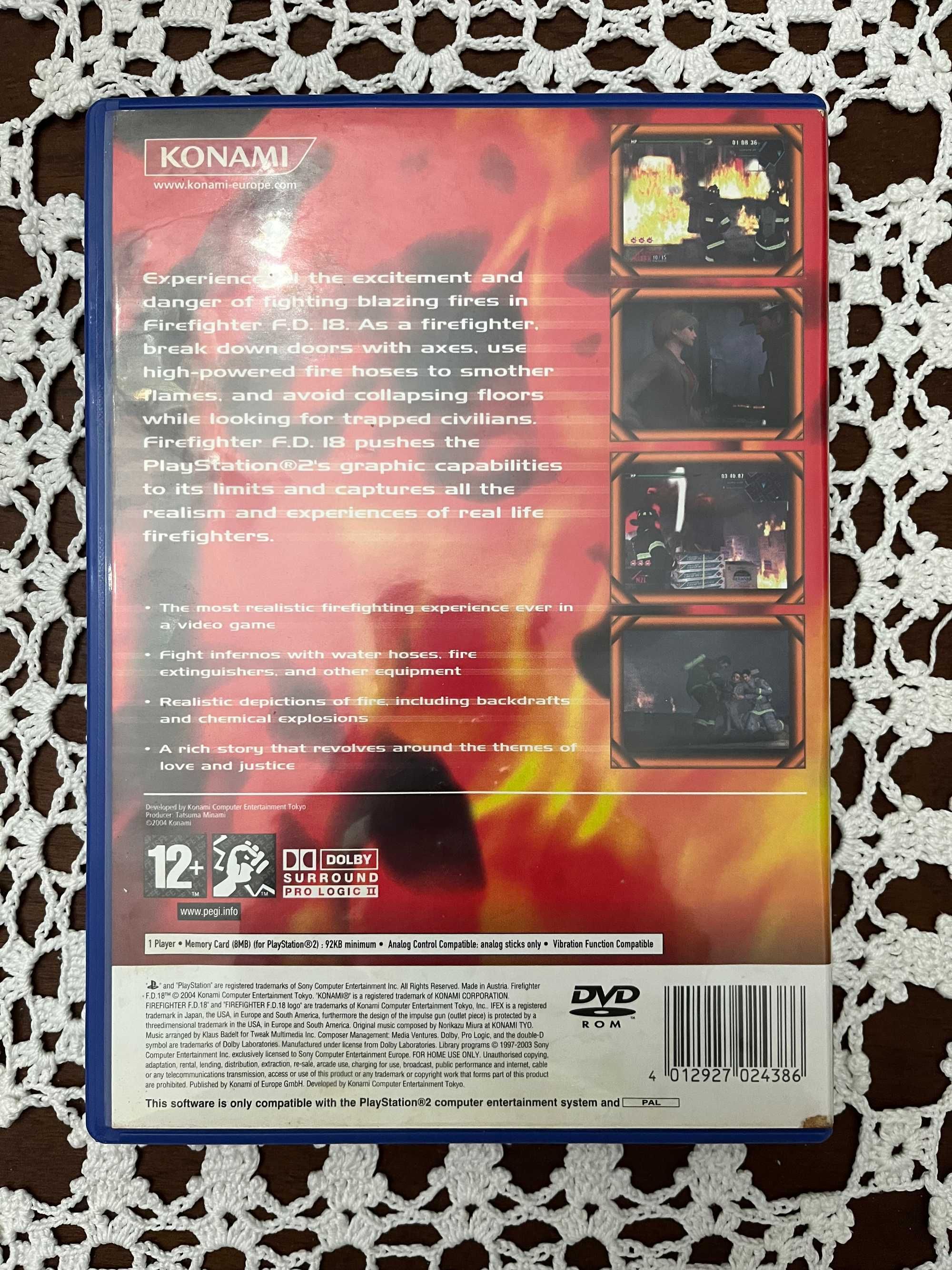 Firefighter F.D.18 (PS2, 2004) (USADO)