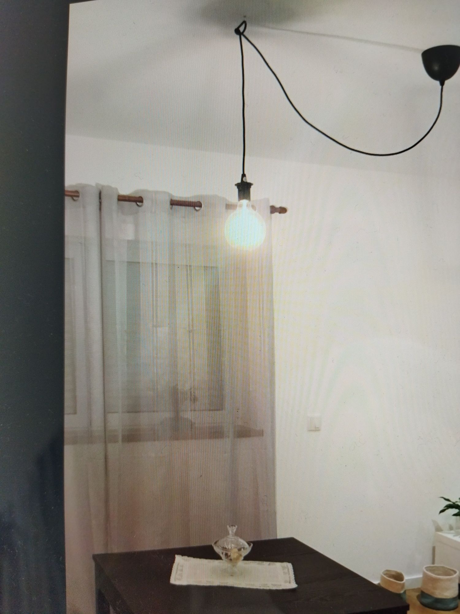 Candeeiro IKEA preto