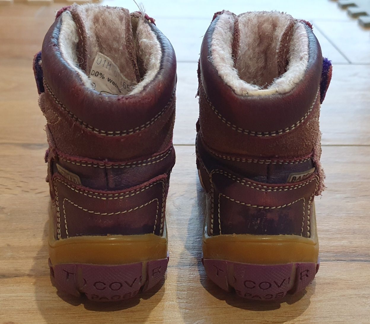 Buty zimowe ocieplane Bartek r. 24 skóra dziewczynka