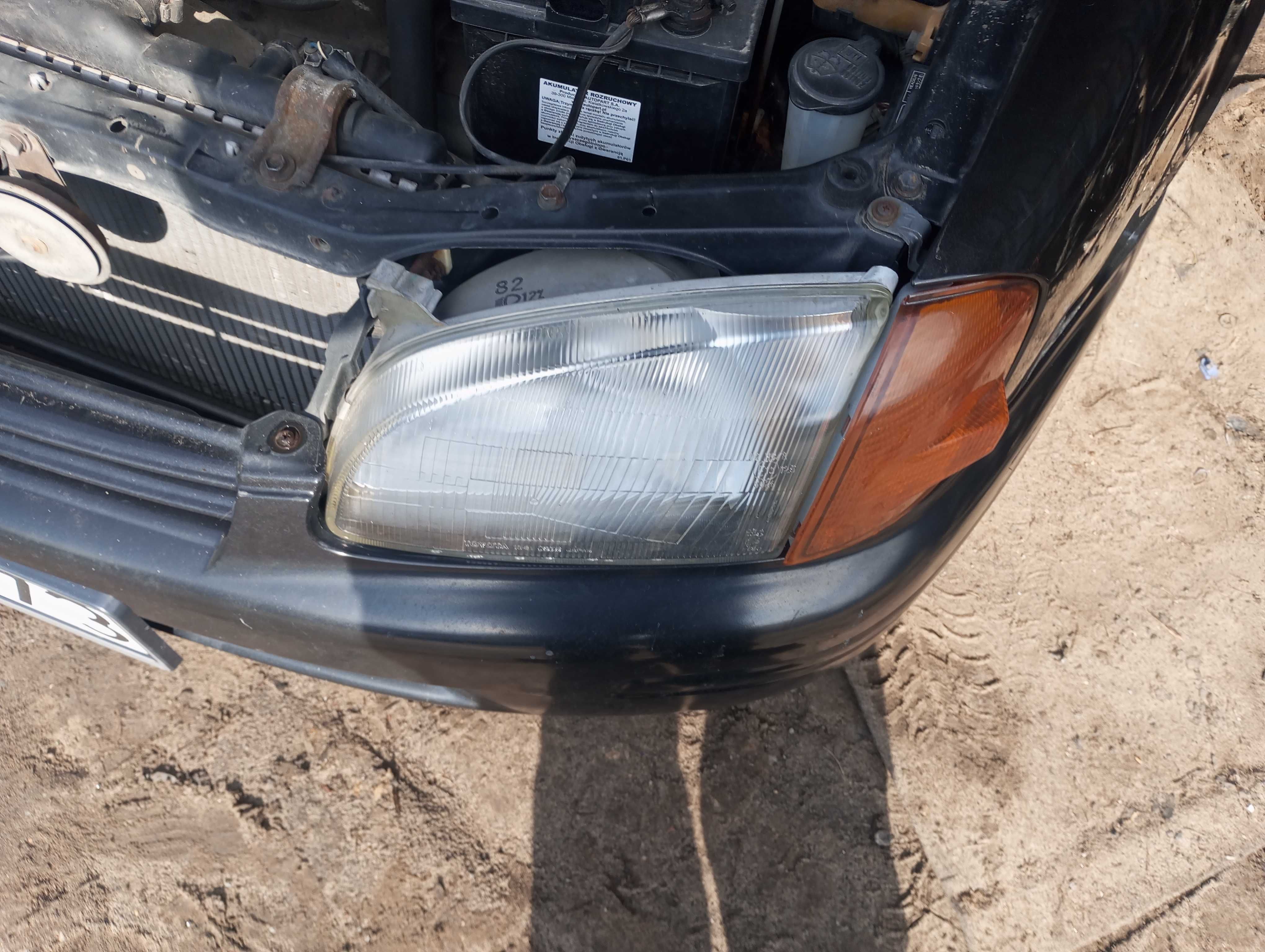 toyota starlet maska błotnik lampa zderzak caly przód