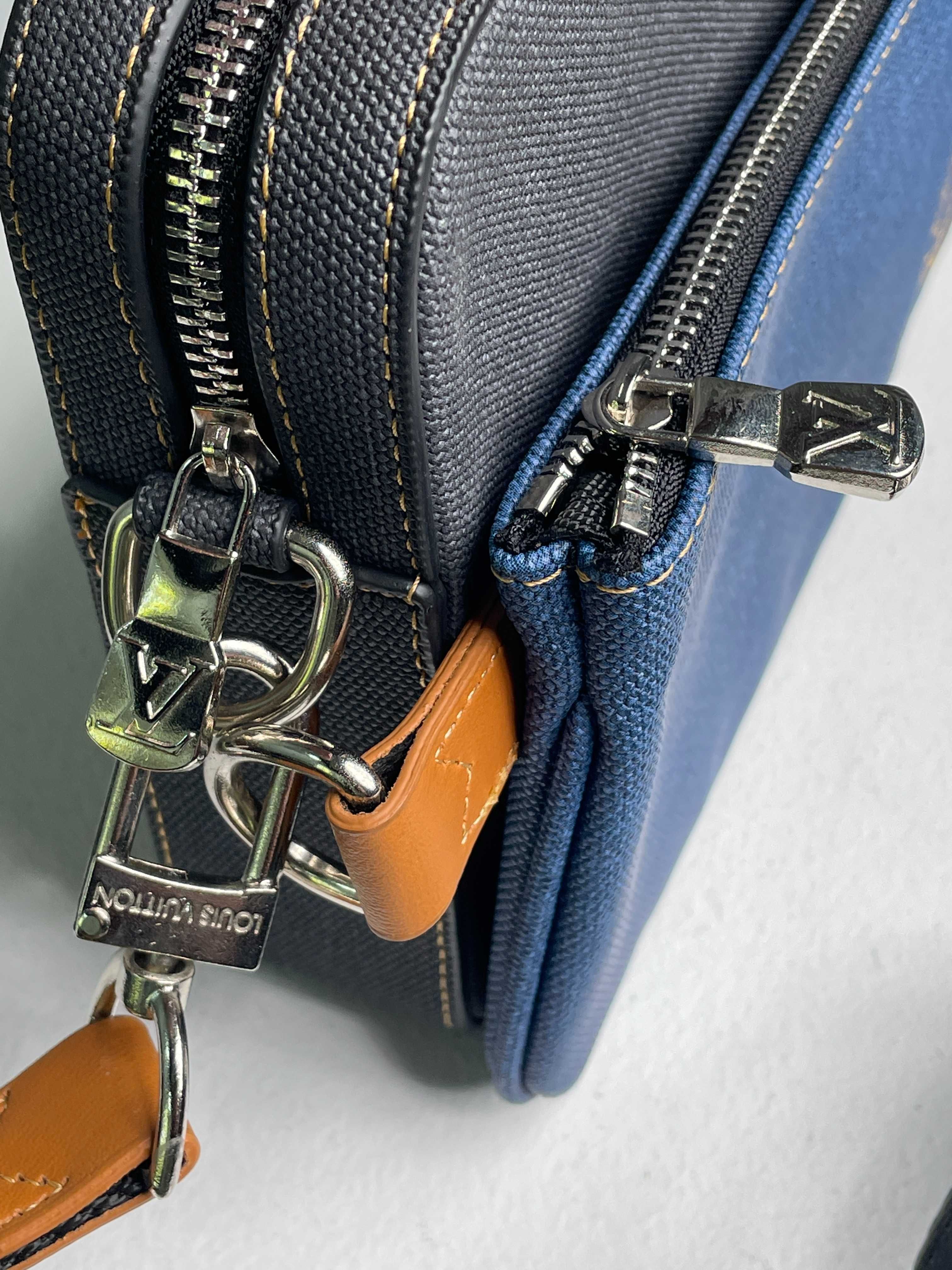 Чоловіча сумка Louis Vuitton мужская сумка через плечо 3в1 через плечо