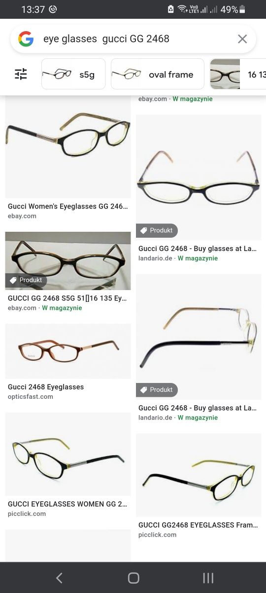 Okulary oprawki Gucci GG2468