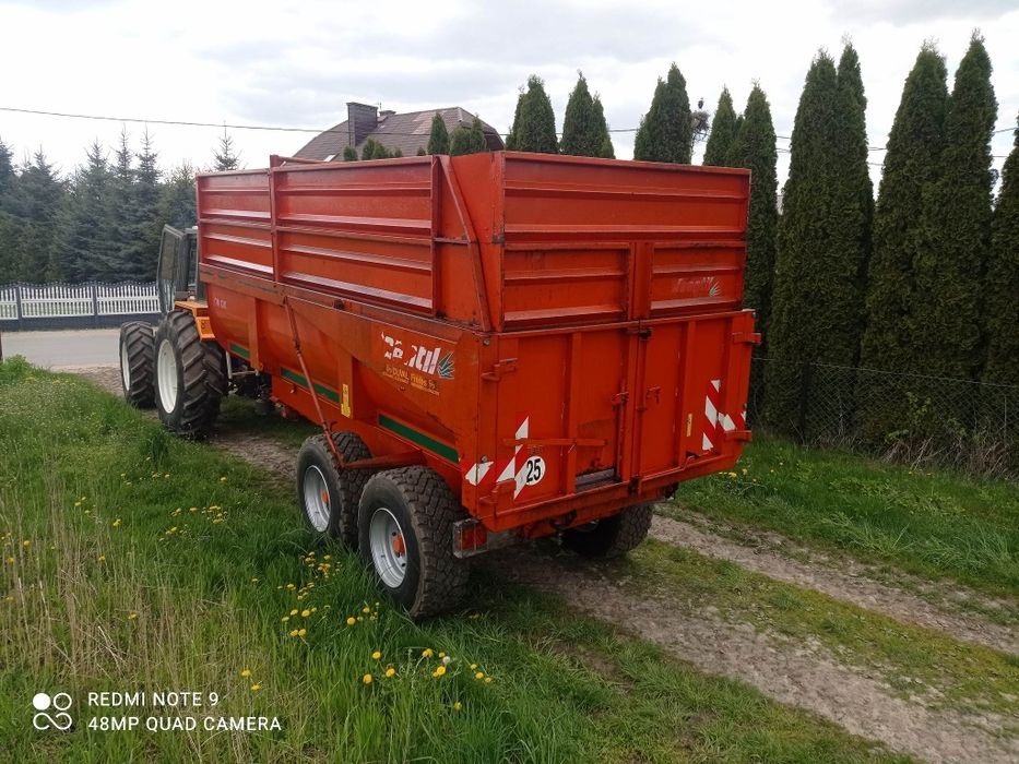 Przyczepa skorupowa Jeantil 13 ton tandem
