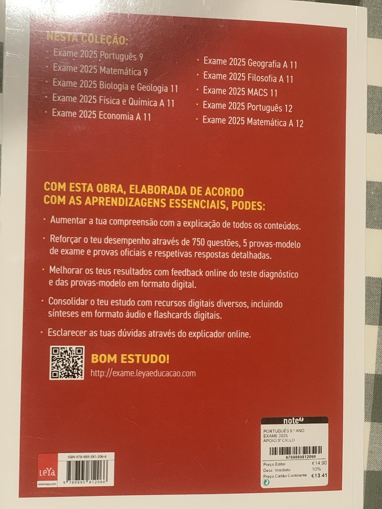 Manual preparacao Exame Nacional Portugues 9 ano