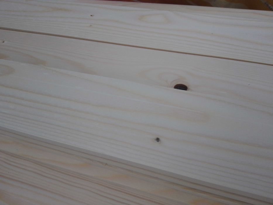 Deska heblowana 130x9 cm, świerk, nowa