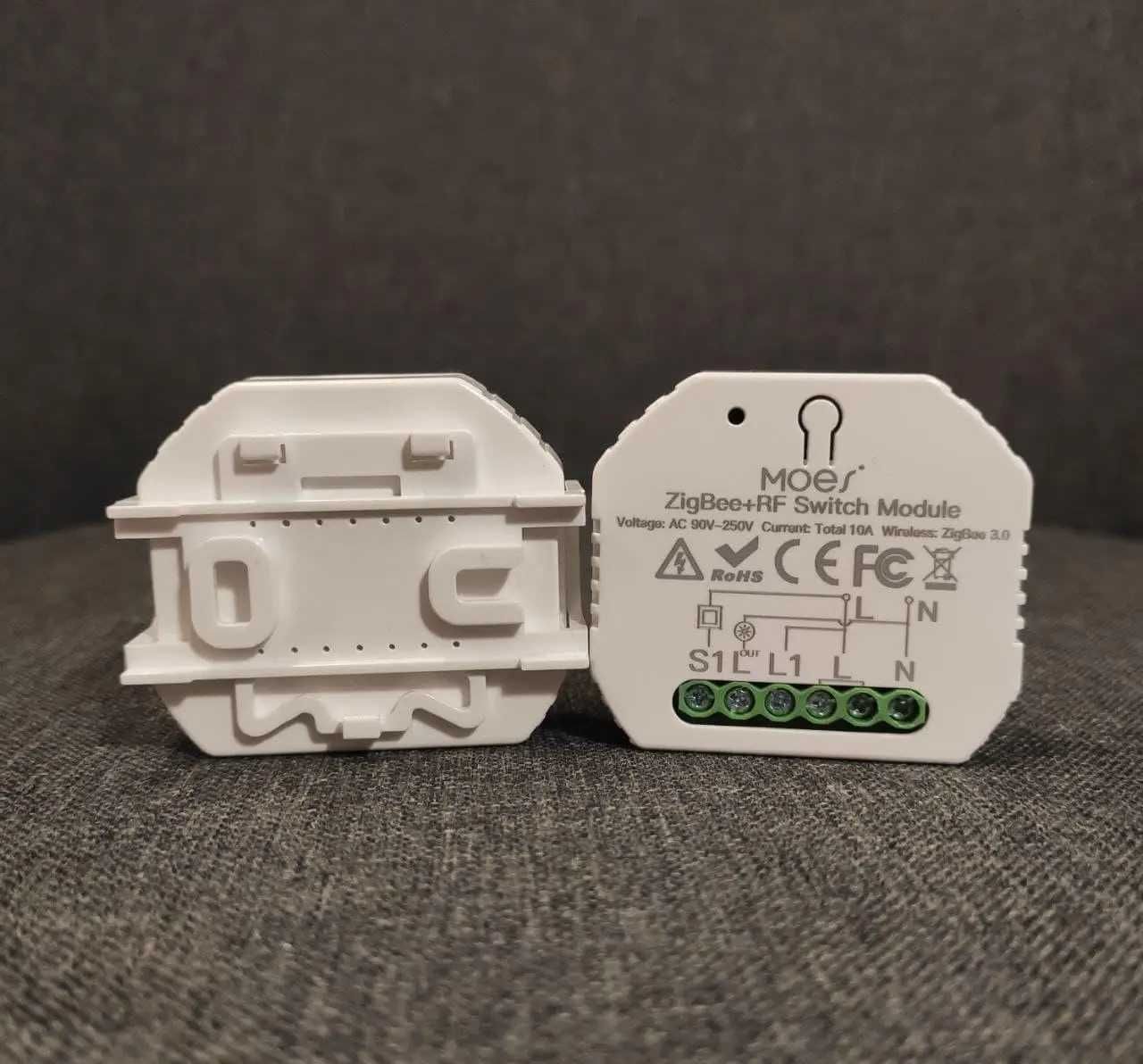 Zigbee реле Moes MS-104Z з сухим контактом. Tuya Smart, SmartLife